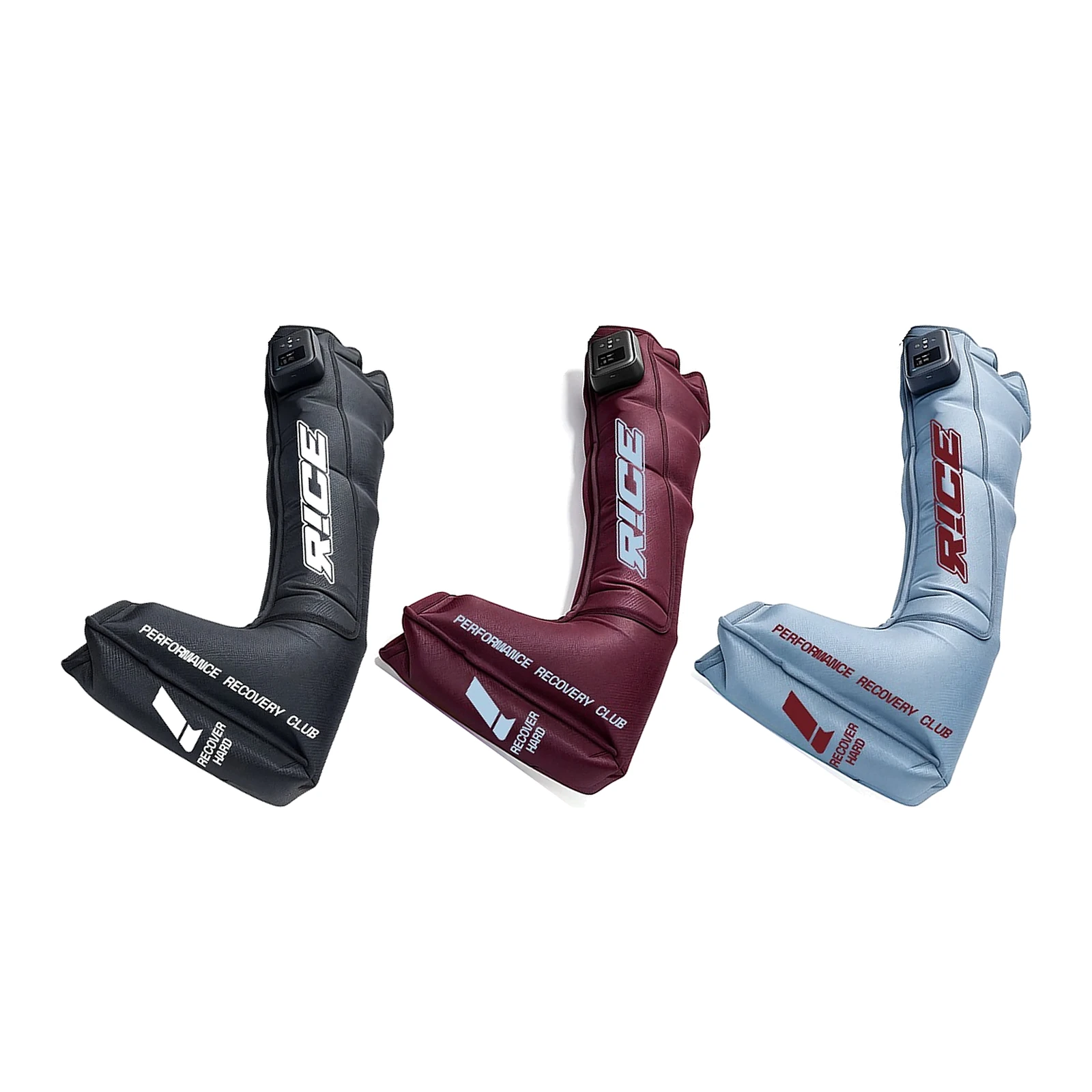 SHADOW, VIPER and GHOST compression boots side by side